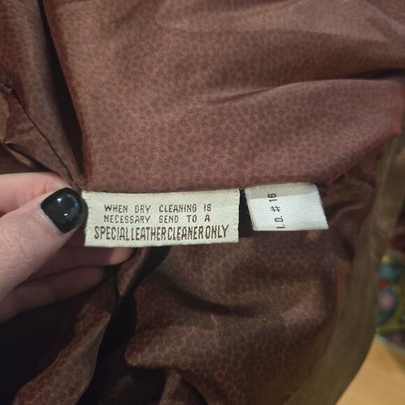 Vintage G-III Global Indentity Leather bomber jacket sz M - Picture 8 of 13